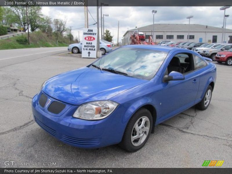 Nitrous Blue Metallic / Ebony 2008 Pontiac G5