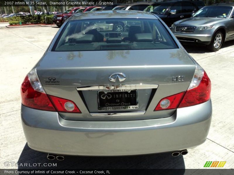 Diamond Graphite Metallic / Graphite 2007 Infiniti M 35 Sedan