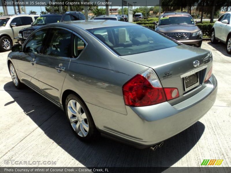 Diamond Graphite Metallic / Graphite 2007 Infiniti M 35 Sedan