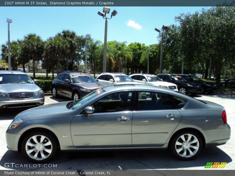Diamond Graphite Metallic / Graphite 2007 Infiniti M 35 Sedan
