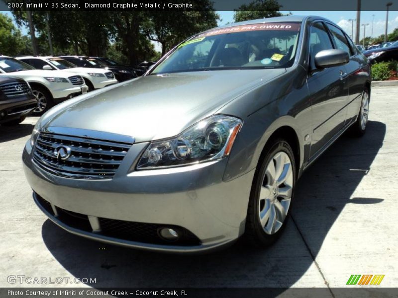 Diamond Graphite Metallic / Graphite 2007 Infiniti M 35 Sedan