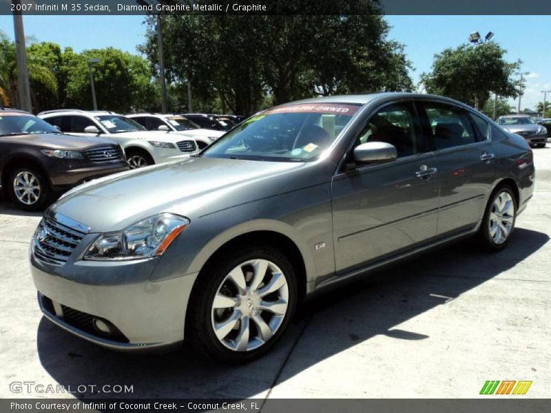 Diamond Graphite Metallic / Graphite 2007 Infiniti M 35 Sedan