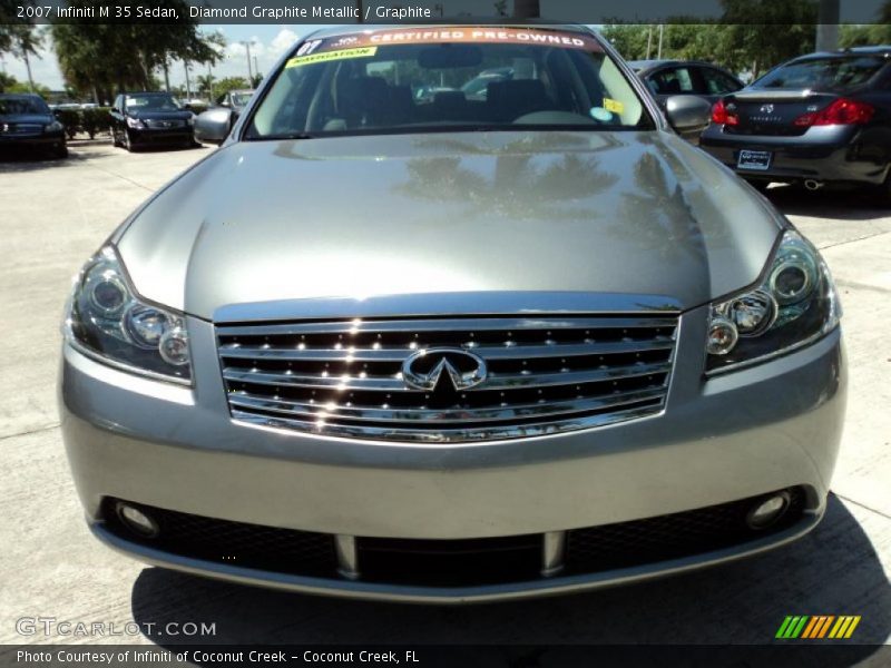 Diamond Graphite Metallic / Graphite 2007 Infiniti M 35 Sedan