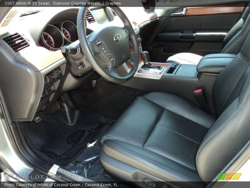Diamond Graphite Metallic / Graphite 2007 Infiniti M 35 Sedan