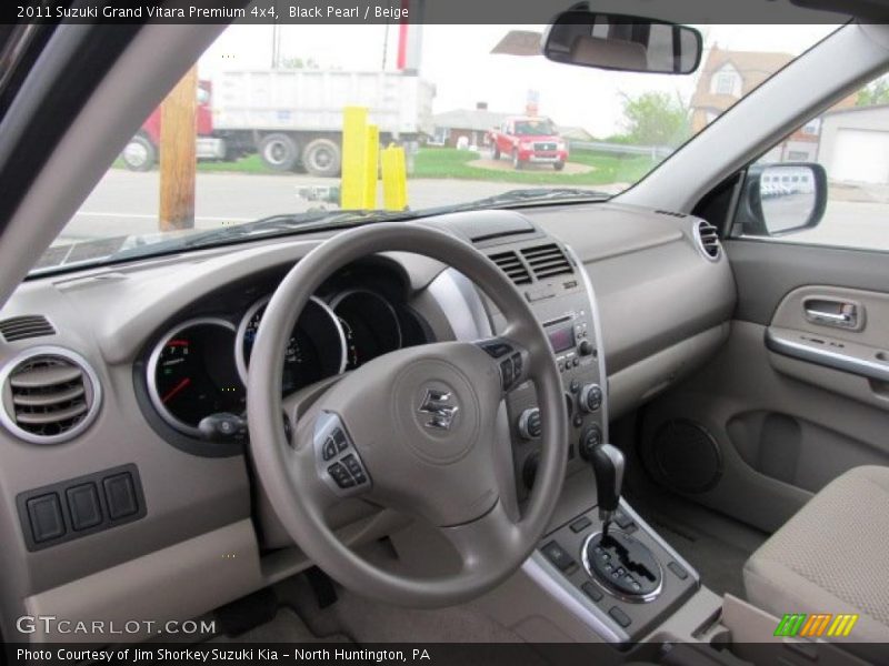 Black Pearl / Beige 2011 Suzuki Grand Vitara Premium 4x4