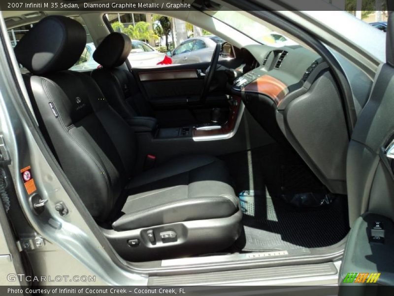 Diamond Graphite Metallic / Graphite 2007 Infiniti M 35 Sedan