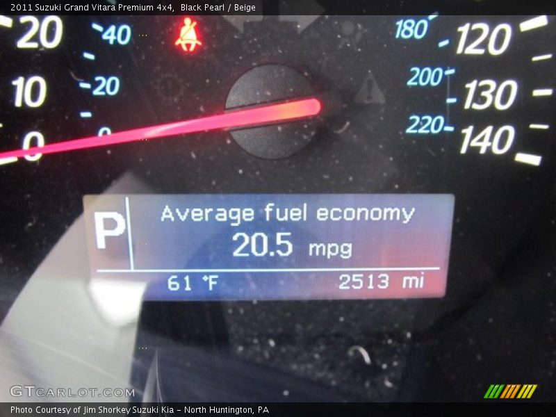 Black Pearl / Beige 2011 Suzuki Grand Vitara Premium 4x4