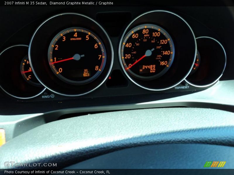 Diamond Graphite Metallic / Graphite 2007 Infiniti M 35 Sedan