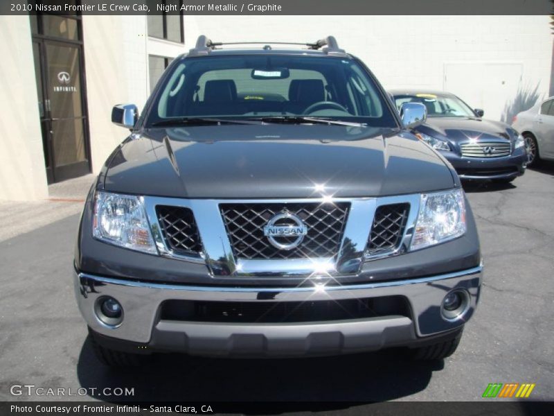 Night Armor Metallic / Graphite 2010 Nissan Frontier LE Crew Cab