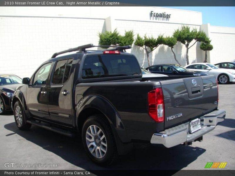 Night Armor Metallic / Graphite 2010 Nissan Frontier LE Crew Cab