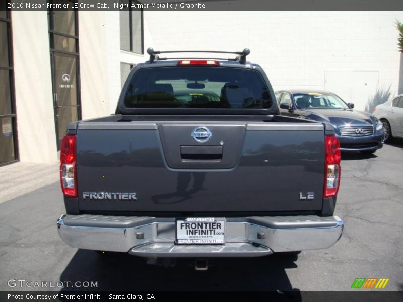 Night Armor Metallic / Graphite 2010 Nissan Frontier LE Crew Cab