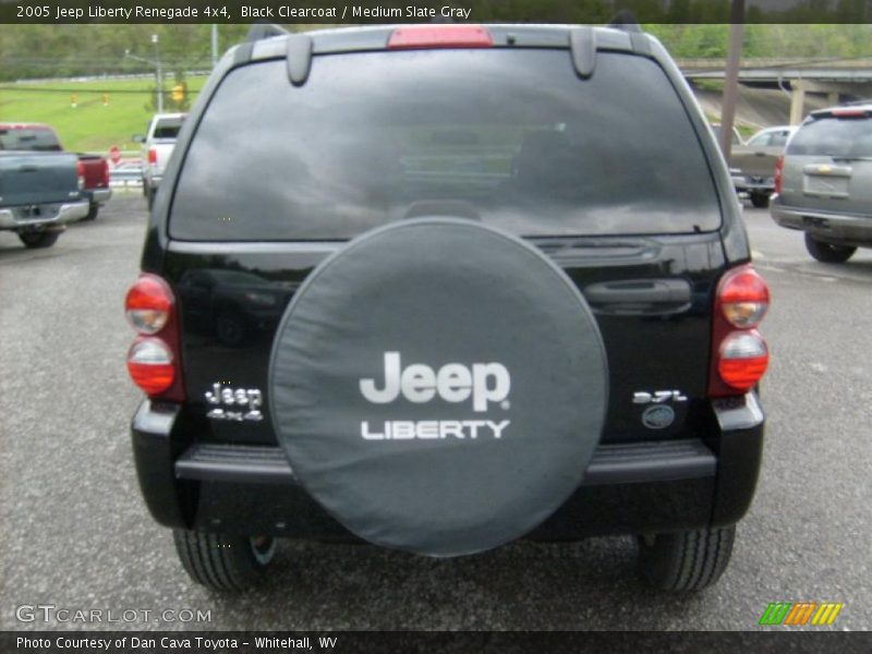 Black Clearcoat / Medium Slate Gray 2005 Jeep Liberty Renegade 4x4
