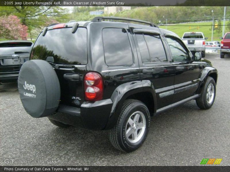 Black Clearcoat / Medium Slate Gray 2005 Jeep Liberty Renegade 4x4
