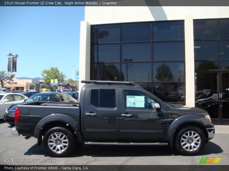 Night Armor Metallic / Graphite 2010 Nissan Frontier LE Crew Cab