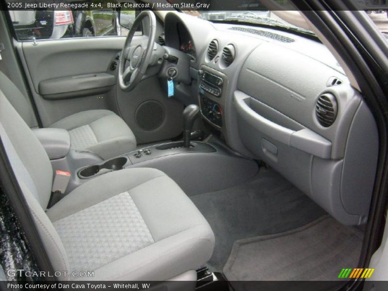 Black Clearcoat / Medium Slate Gray 2005 Jeep Liberty Renegade 4x4