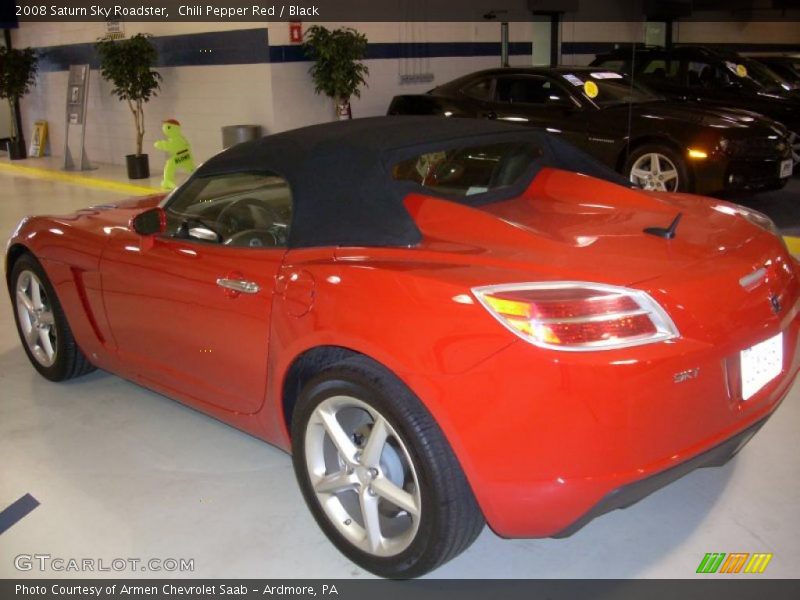 Chili Pepper Red / Black 2008 Saturn Sky Roadster