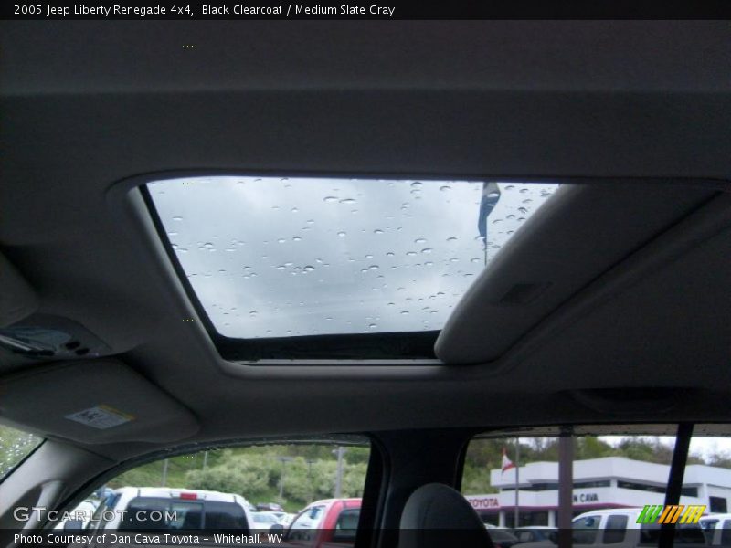 Black Clearcoat / Medium Slate Gray 2005 Jeep Liberty Renegade 4x4