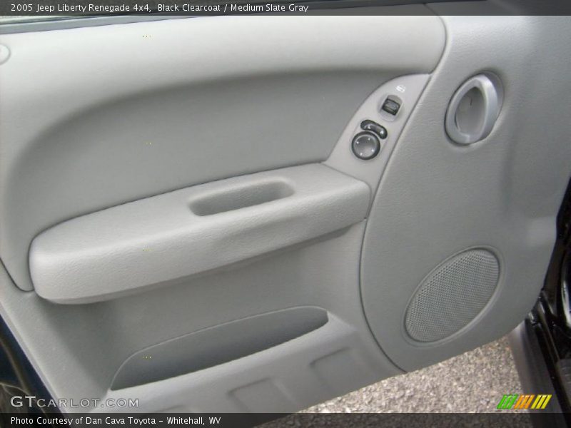 Black Clearcoat / Medium Slate Gray 2005 Jeep Liberty Renegade 4x4