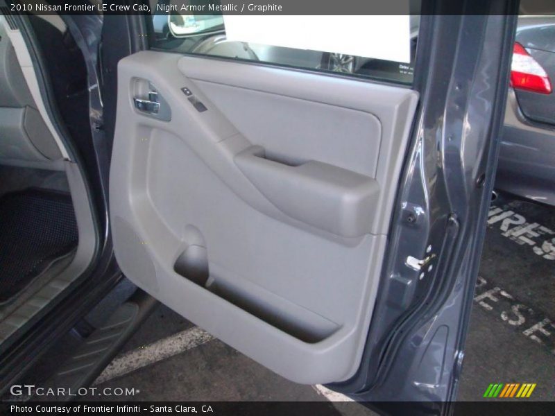 Night Armor Metallic / Graphite 2010 Nissan Frontier LE Crew Cab