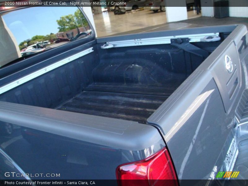 Night Armor Metallic / Graphite 2010 Nissan Frontier LE Crew Cab