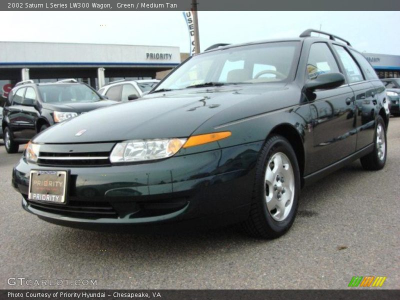 Green / Medium Tan 2002 Saturn L Series LW300 Wagon