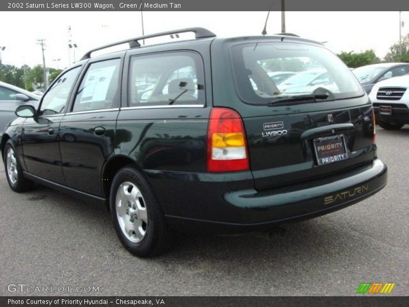 Green / Medium Tan 2002 Saturn L Series LW300 Wagon
