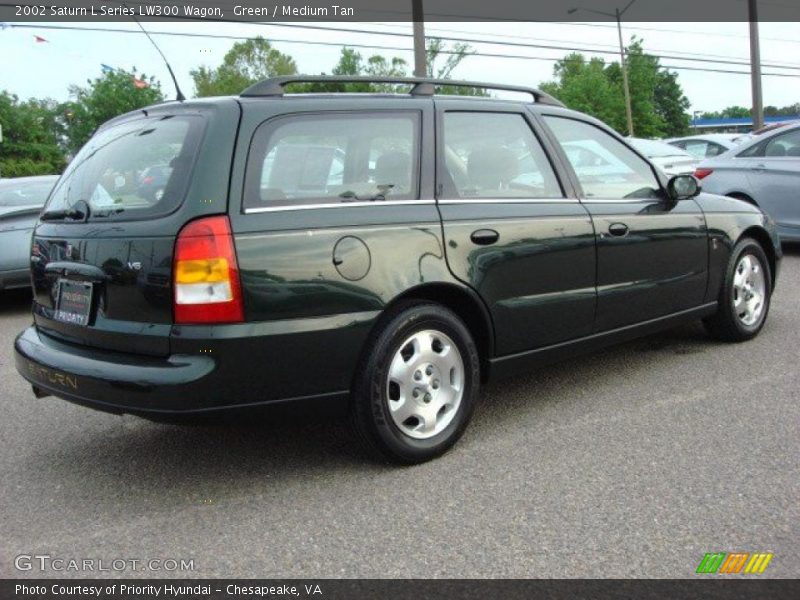 Green / Medium Tan 2002 Saturn L Series LW300 Wagon