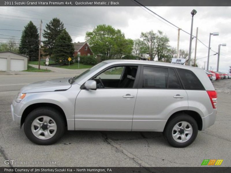 Quicksilver Metallic / Black 2011 Suzuki Grand Vitara Premium 4x4