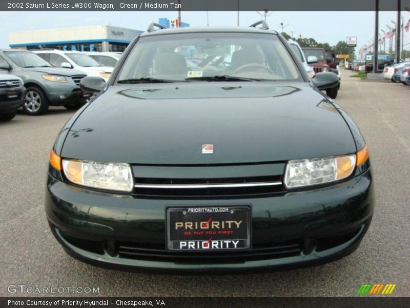Green / Medium Tan 2002 Saturn L Series LW300 Wagon