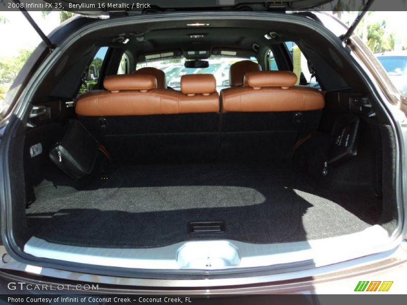 Beryllium 16 Metallic / Brick 2008 Infiniti FX 35