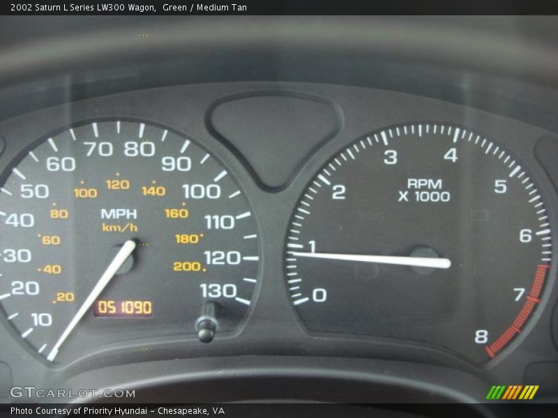 Green / Medium Tan 2002 Saturn L Series LW300 Wagon