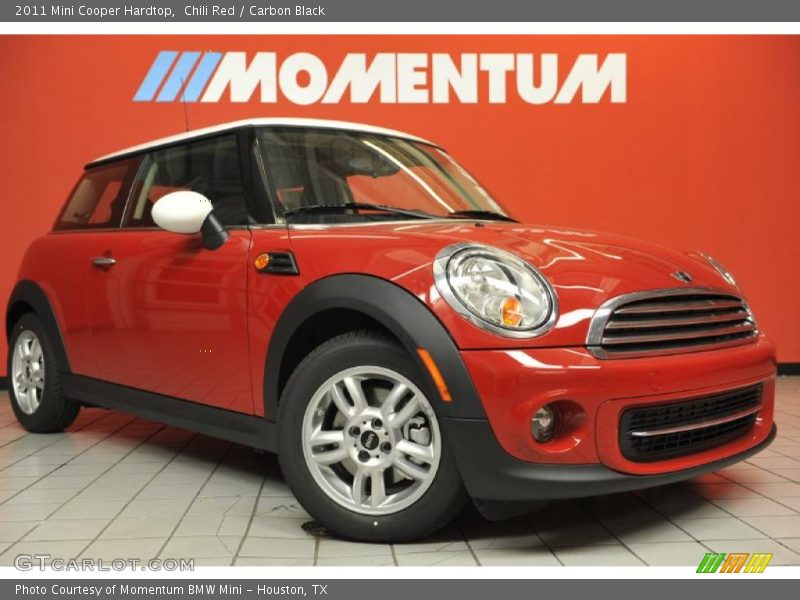 Chili Red / Carbon Black 2011 Mini Cooper Hardtop