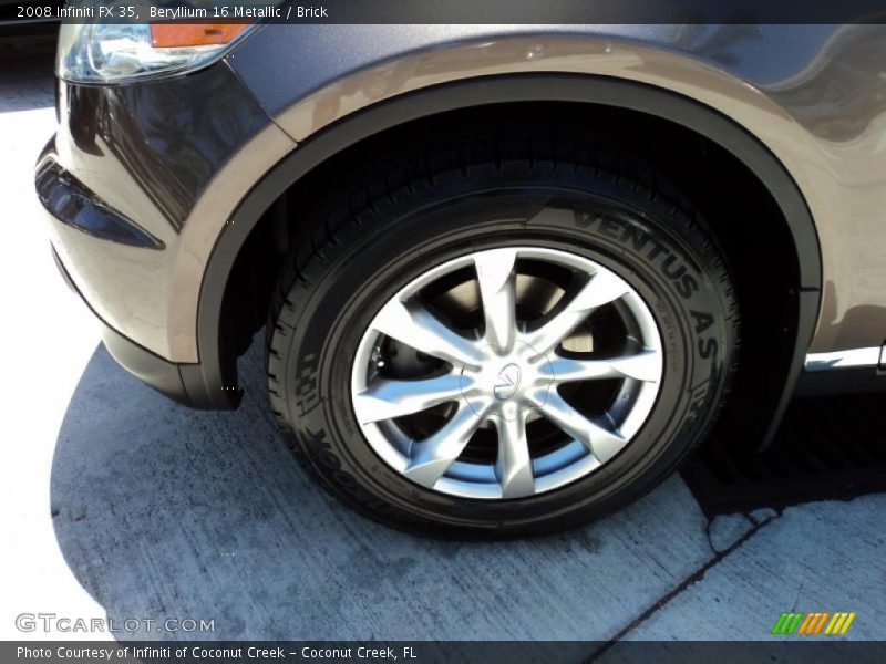 Beryllium 16 Metallic / Brick 2008 Infiniti FX 35
