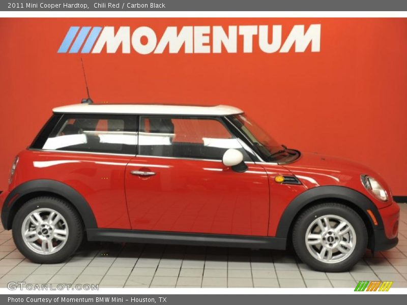 Chili Red / Carbon Black 2011 Mini Cooper Hardtop