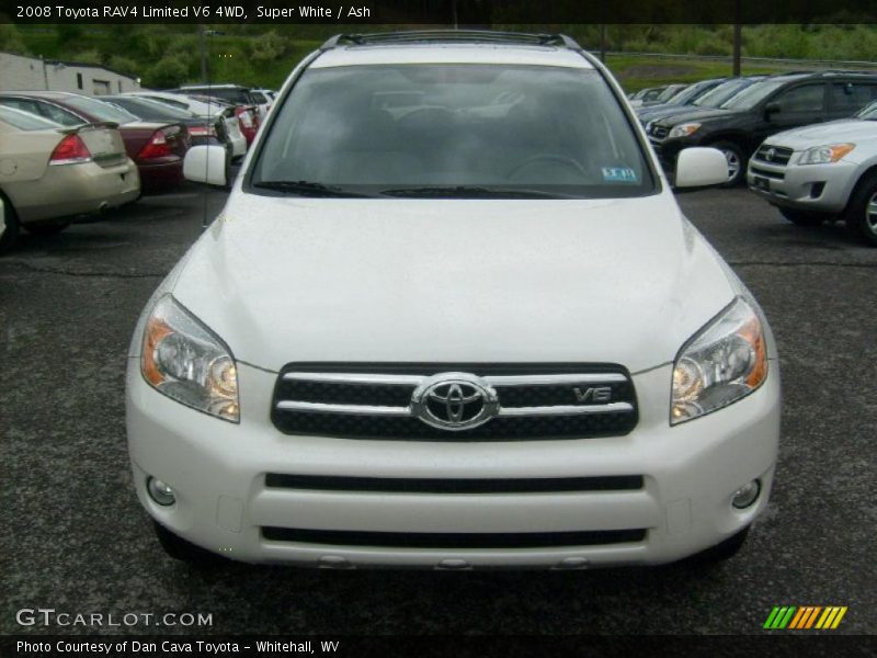 Super White / Ash 2008 Toyota RAV4 Limited V6 4WD