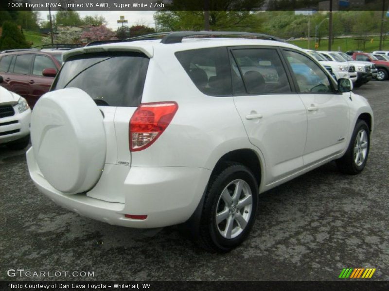 Super White / Ash 2008 Toyota RAV4 Limited V6 4WD