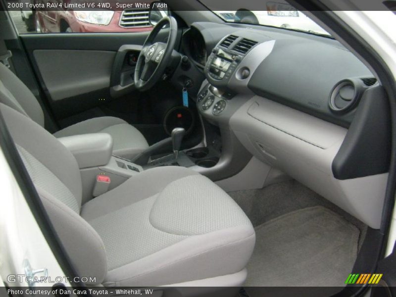 Super White / Ash 2008 Toyota RAV4 Limited V6 4WD