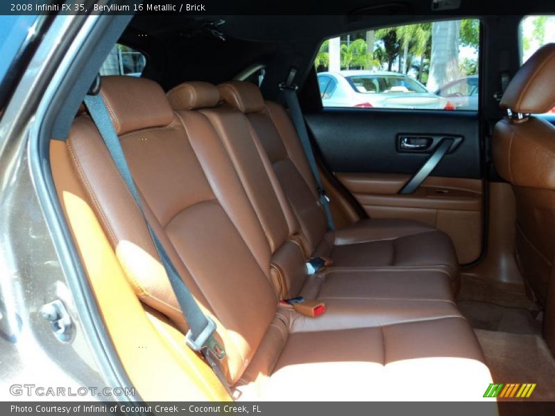 Beryllium 16 Metallic / Brick 2008 Infiniti FX 35