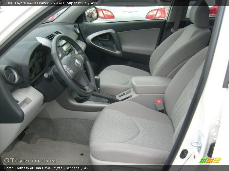 Super White / Ash 2008 Toyota RAV4 Limited V6 4WD