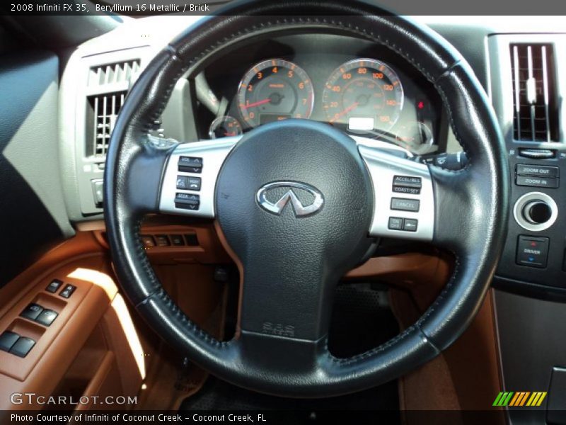 Beryllium 16 Metallic / Brick 2008 Infiniti FX 35