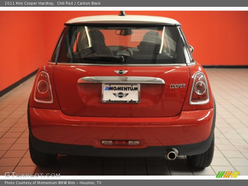 Chili Red / Carbon Black 2011 Mini Cooper Hardtop