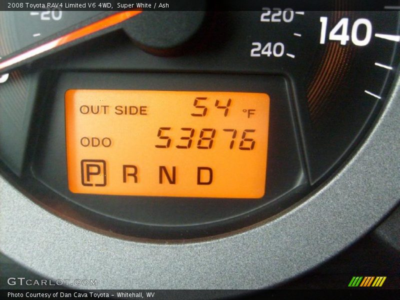 Super White / Ash 2008 Toyota RAV4 Limited V6 4WD