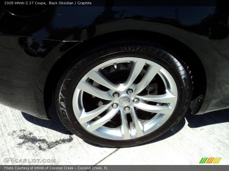Black Obsidian / Graphite 2008 Infiniti G 37 Coupe