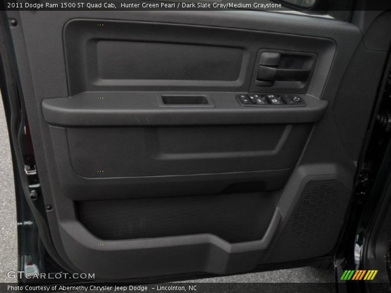 Hunter Green Pearl / Dark Slate Gray/Medium Graystone 2011 Dodge Ram 1500 ST Quad Cab