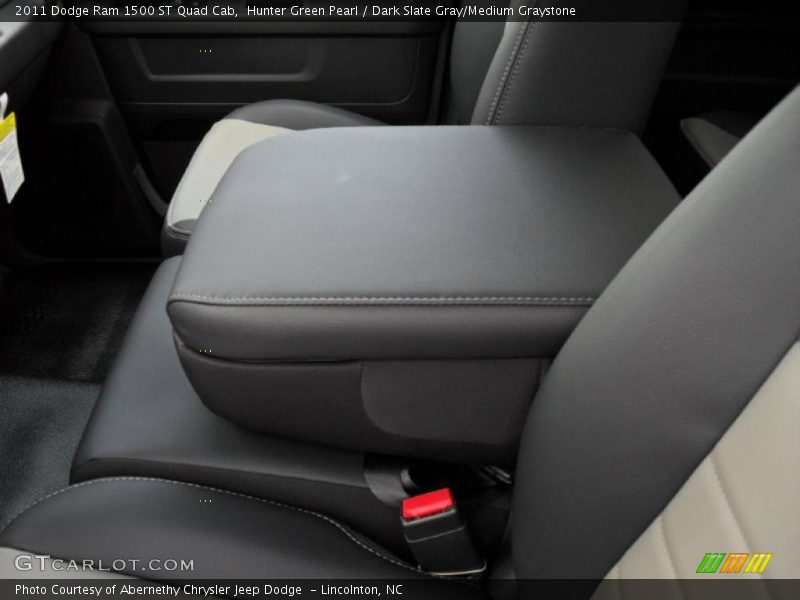 Hunter Green Pearl / Dark Slate Gray/Medium Graystone 2011 Dodge Ram 1500 ST Quad Cab