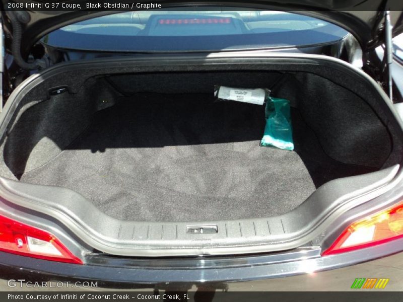 Black Obsidian / Graphite 2008 Infiniti G 37 Coupe