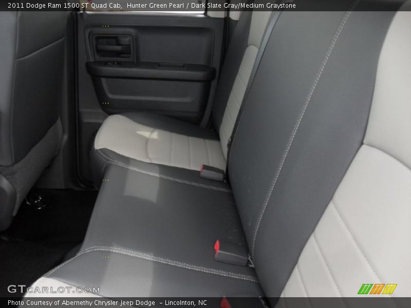 Hunter Green Pearl / Dark Slate Gray/Medium Graystone 2011 Dodge Ram 1500 ST Quad Cab