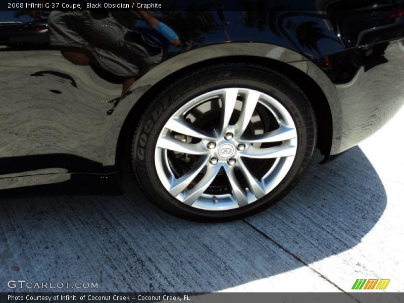 Black Obsidian / Graphite 2008 Infiniti G 37 Coupe