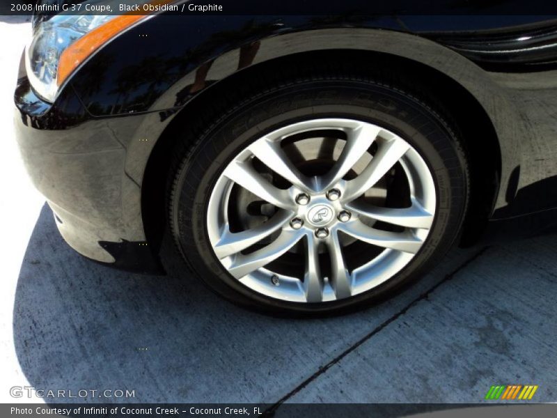 Black Obsidian / Graphite 2008 Infiniti G 37 Coupe