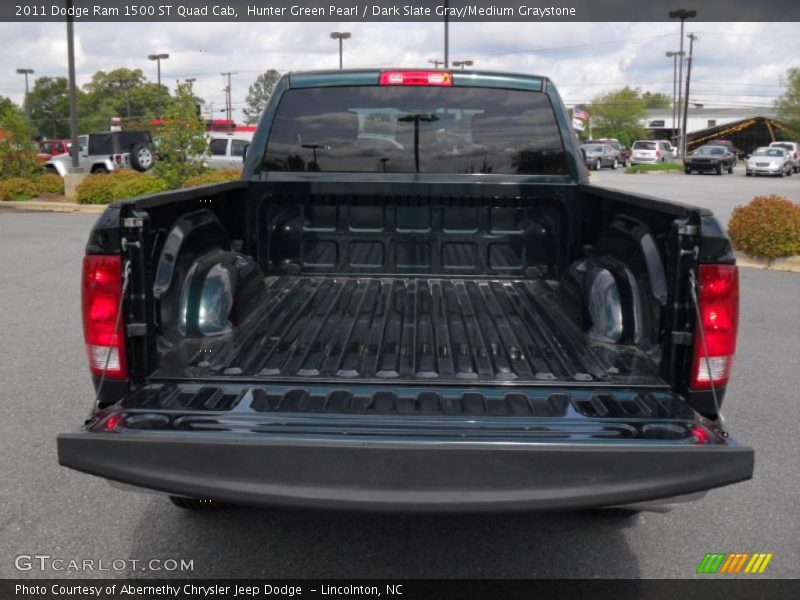 Hunter Green Pearl / Dark Slate Gray/Medium Graystone 2011 Dodge Ram 1500 ST Quad Cab